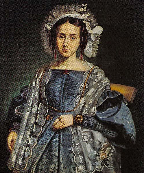 Antoine Plamondon Portrait of Madame Joseph Laurin Sweden oil painting art